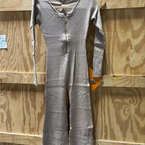 Elegant Beige Women's Jumpsuit